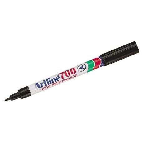 Artline EK700 Fine Permanent Marker - Black (Box of 12)