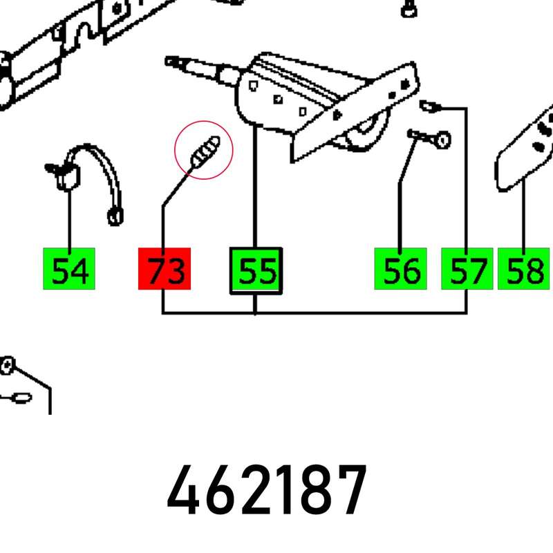 Threaded pin m4x12 (3x) 10.9 leitz