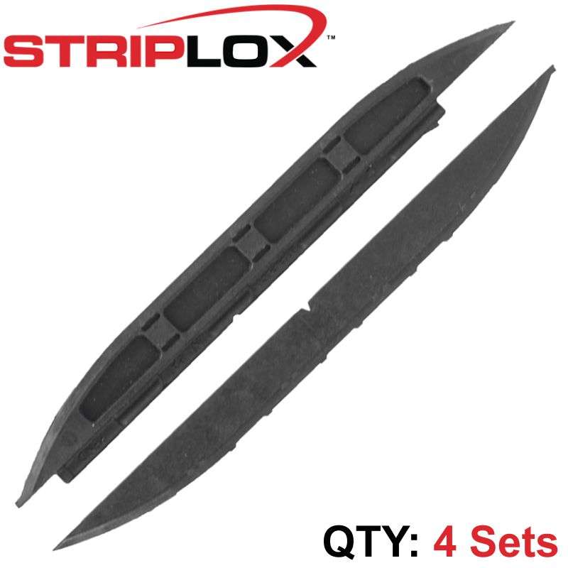 Striplox mini 120mm black (4 sets)