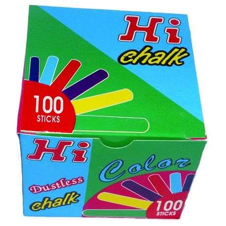 Hi Chalk, Coloured 100 Sticks