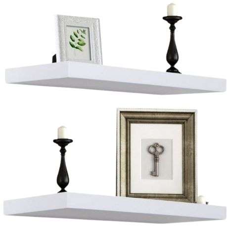 Mackie - Floating Shelf - Washed Oak - 90 cm