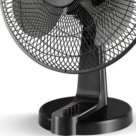 Mellerware Fan Desktop Plastic Black 30cm 35W "Aquillo"
