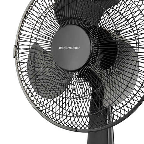 Mellerware Fan Desktop Plastic Black 30cm 35W "Aquillo"