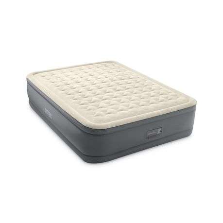Intex Queen Premaire ii Elevated Airbed With Fiber-Tech &amp; Built In Pump