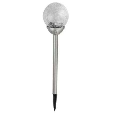 SolarMate - Stainless Steel Crackle Ball 1 Lumen