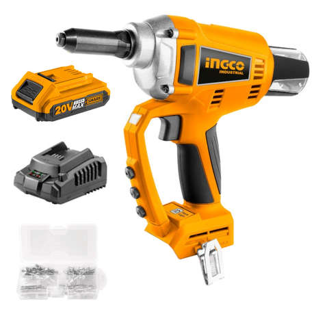 Ingco - Cordless Rivet Tool 20V Kit