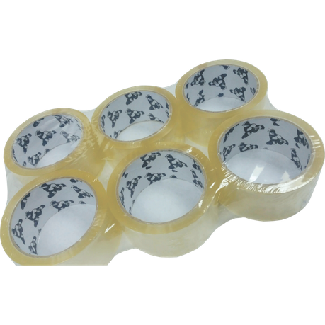 Clear Box Tape (48 x 50m) 36 Rolls Per Pack