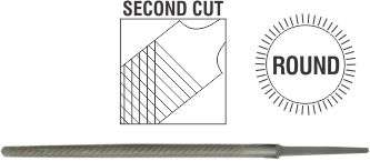 File AFile Round 2nd Cut 250mm Sleeve