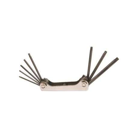 Allenkey Fuhr.set T9-t40m Torx Knife 8pc