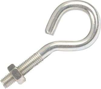Mackie Bolt Eye Galv 10x100mm 2pc