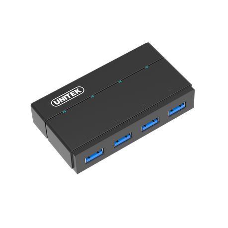 Unitek Usb3.0 4-Port Hub 12V2A Blk (Y-Hb03001)