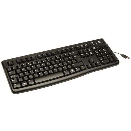Logitech K120 Wired Keyboard, USB Plug-and-Play, Full-Size, Spill Resistant
