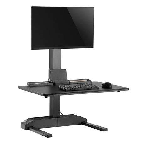 Bracket Sit-Stand Electric Desktop, Single Monitor