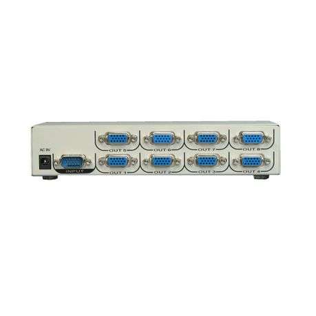 Rextron Video Splitter 1-in, 8-out 350 Mhz