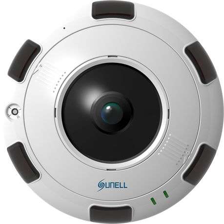 Sunell IP Fisheye 12MP IK10 4000x3000 PoE Camera