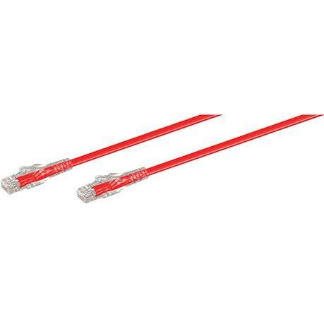 Premium Line 5m CAT6 Moulded Flylead - Red