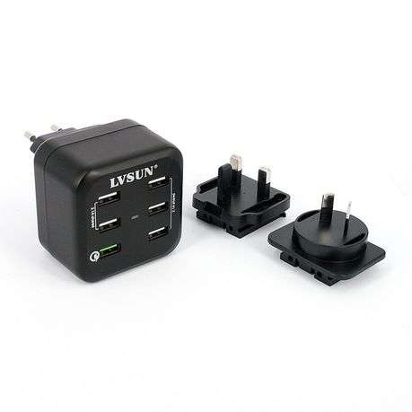 Lvsun 6-Port USB 34W 5V 6.8A QC2.0 Charger (LS-6USQ)