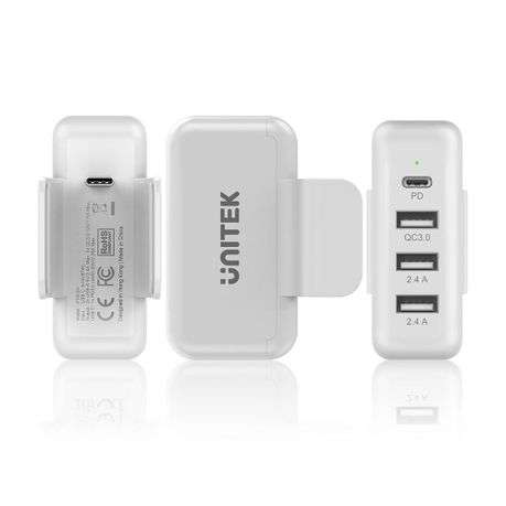 Unitek Power Expansion Apple Type-C Adapter - White (P1002A)