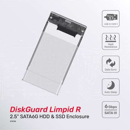 Unitek USB 3.0 to 2.5  SATA 6G HD Enclosure (S1103A)