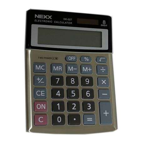 Nexx DK027 8 Digit Desktop Calculator.