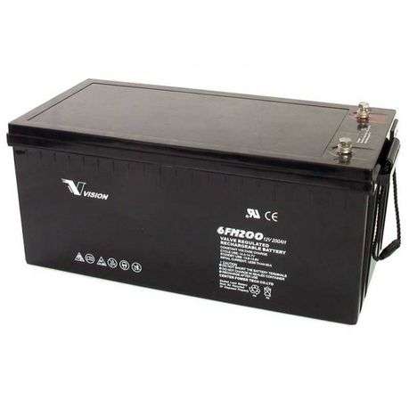 Vision Deep Cycle AGM Battery 6FM200Z-X (For Use With Inverters) (200Ah 12V)