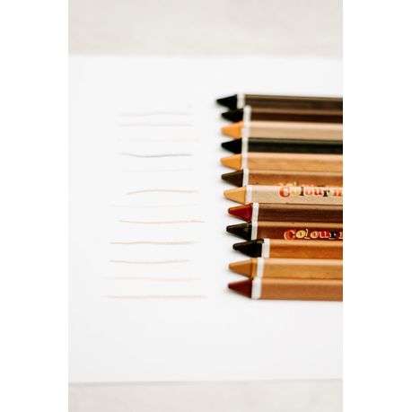 Colour Me Skin Tone Crayons - 3 Pack