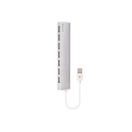 Mecer U2-7HL External 7 Port External USB 2.0 Hub with 2.5A AC Adaptor