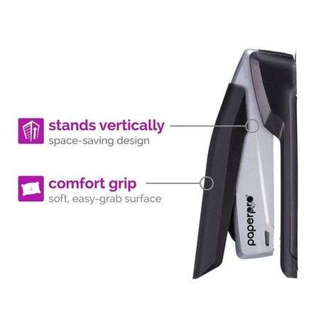 PaperPro - inPOWER 22 Desktop Stapler, Gray/Black