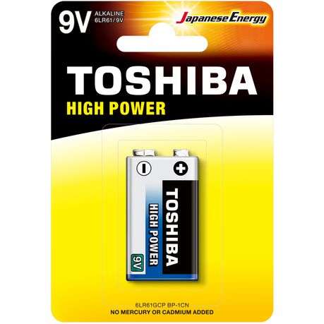 Toshiba High Power Alkaline 9V