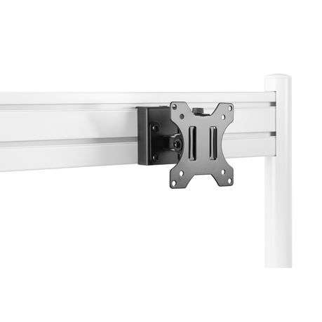 Slatwall Bracket Pivot Monitor Arm - Black