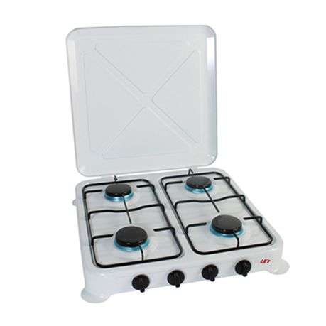 LK's 4 Burner Gas Hotplate with Lid