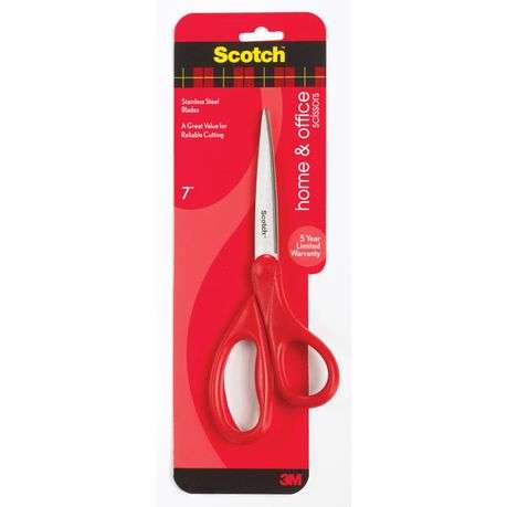Scotch Home &amp; Office Scissors 1407, 7" (178mm)