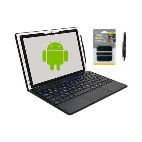 Mecer Xpress DX10-66-LTE 10.1" Ruggedized Android 2-in-1 Tablet Bundle