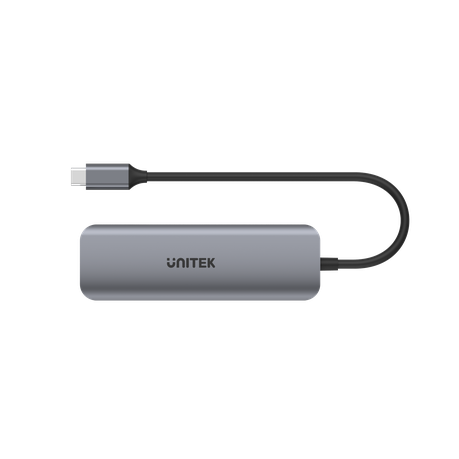 uHUB P5+ 6-in-1 Type-C Hub with 100W Power Delivery and Dual Card Reader