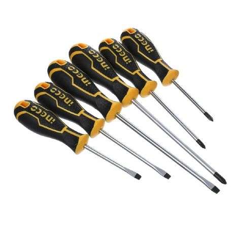 INGCO Cr-V 6 Pieces Screwdriver Set-HKSD0628