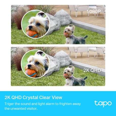 TP-Link TAPO C420S2 Smart Wire-Free Security Camera System (2-Camera)