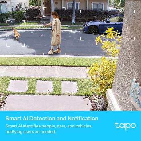 TP-Link TAPO C420S2 Smart Wire-Free Security Camera System (2-Camera)