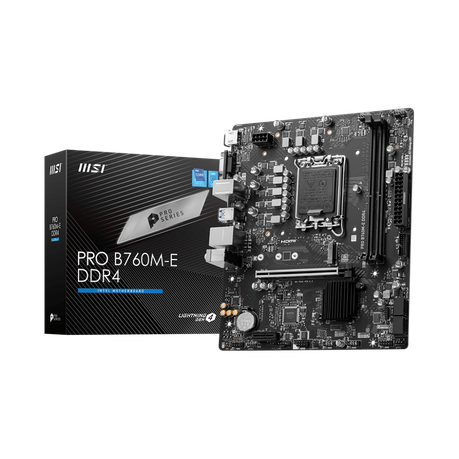 MSI PRO B760M-E DDR4 Motherboard