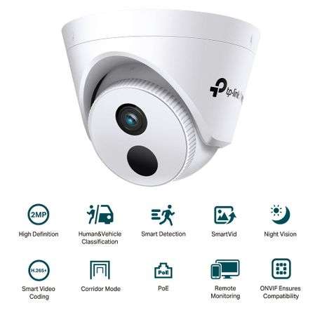 TP-Link VIGI C420I-2.8 2MP IR Turret Network Camera