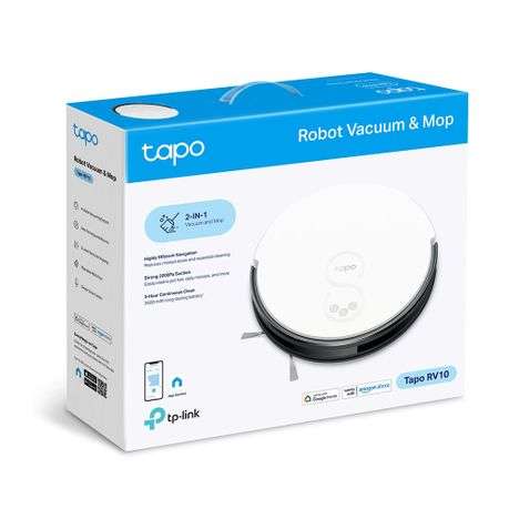 TP-Link Tapo RV10 - Smart Robot Vacuum Cleaner &amp; Mop