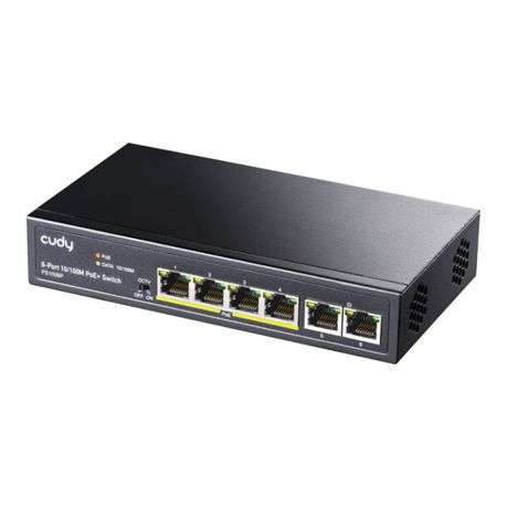 Cudy 6-Port 10/100M PoE+ Switch