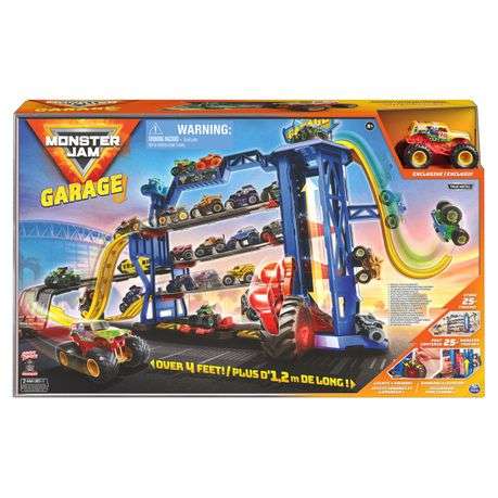Monster Jam 1:64 Monster Garage Playset