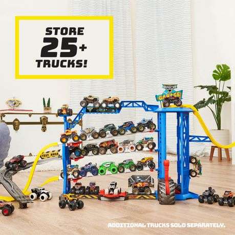 Monster Jam 1:64 Monster Garage Playset