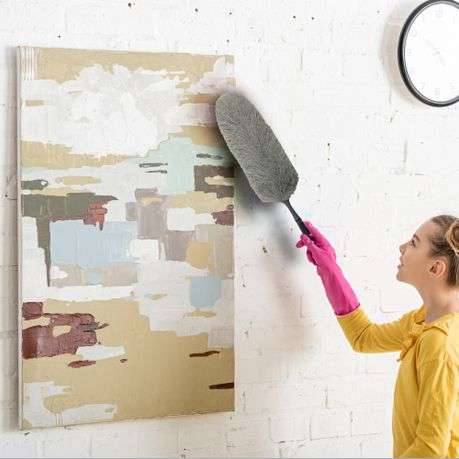 Parrot Products Grey Microfibre Duster