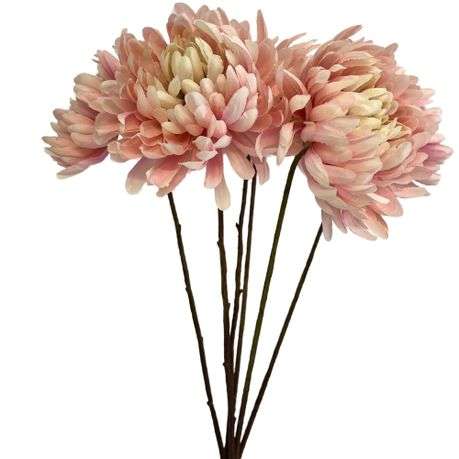 Toolhome Blossoms - Mum Spray - Pink (Pack of 12 Stems) - 58cm