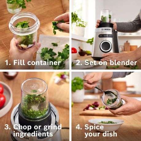 Bosch - Blender VitaPower Series 4 - 1200W - Stainless Steel