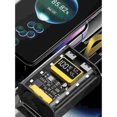 Toolhome - Power Bank 20000mah LCD 22.5W PD - Transparent