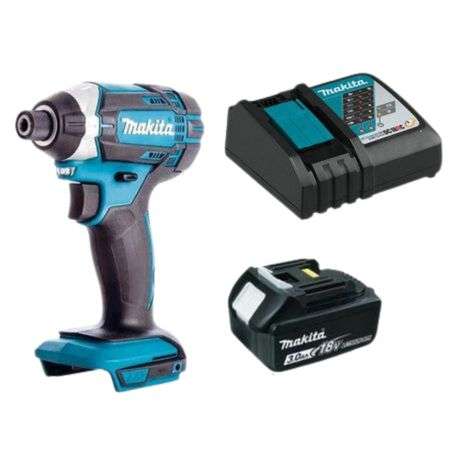 Makita - Cordless Impact Driver (DTD152Z) Incl. Battery &amp; Charger Combo Set