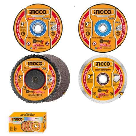 Ingco - Mini Assorted Discs - 30 Piece