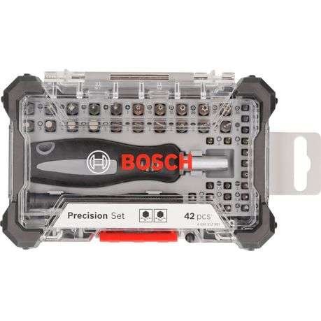 Precision Screwdriver Bit Set - 42 Piece